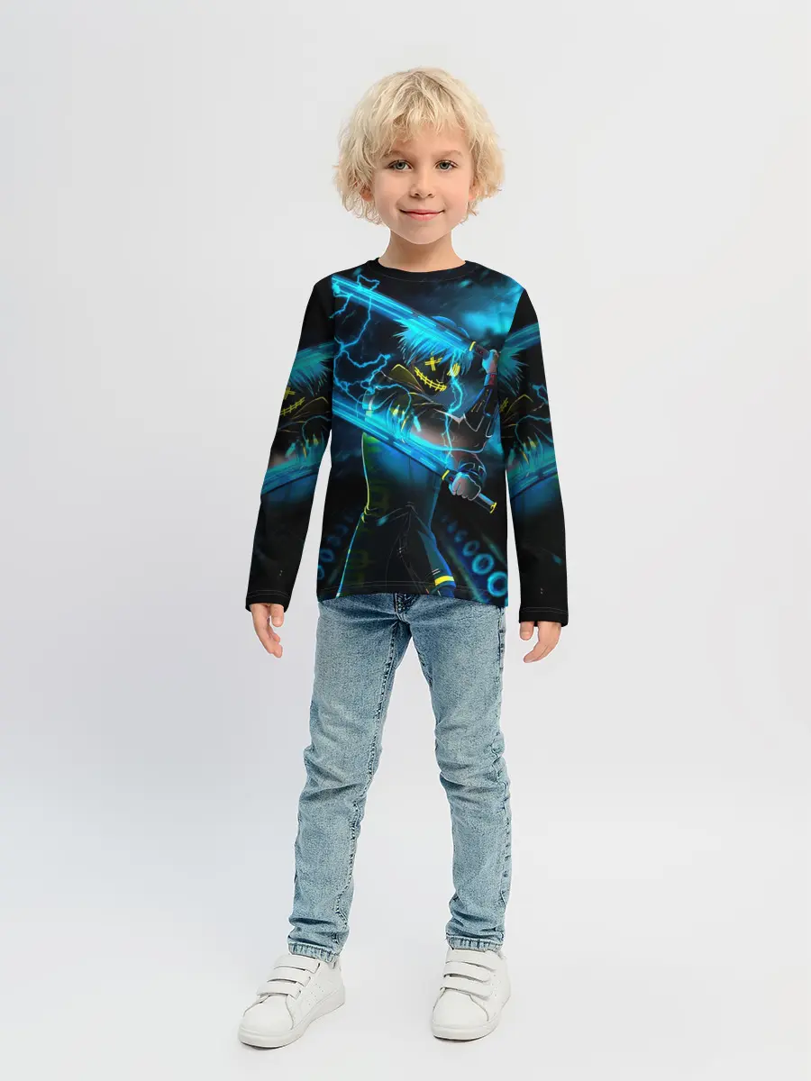 Детский лонгслив / NEON SAMURAI
