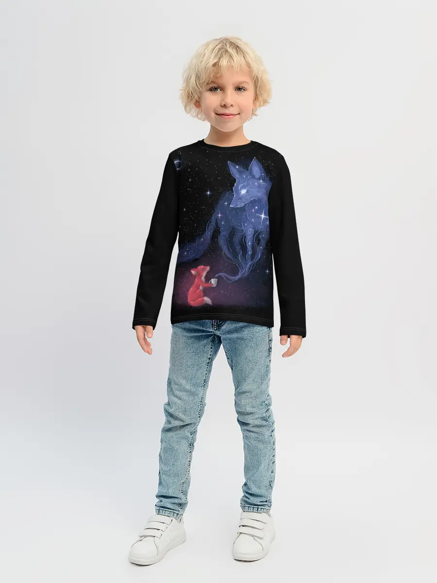 Детский лонгслив / Лиса и ее дух