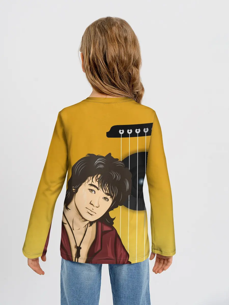 Детский лонгслив / Виктор Робертович Цой