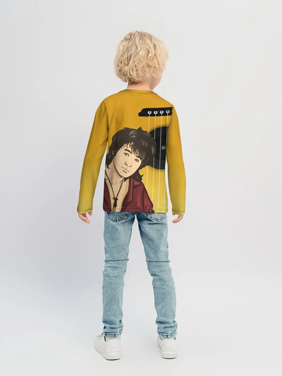 Детский лонгслив / Виктор Робертович Цой