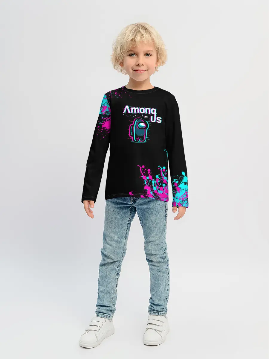 Детский лонгслив / Among Us