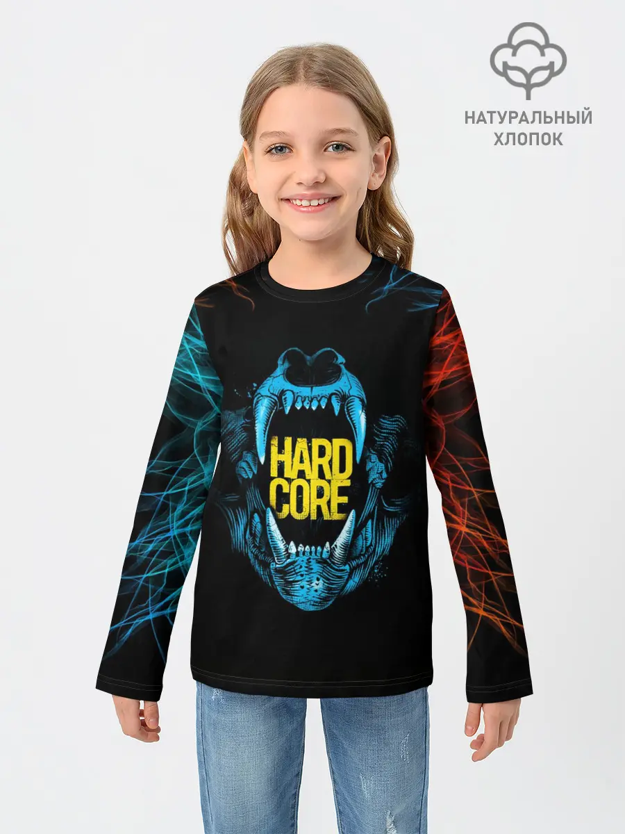 Детский лонгслив / HARD CORE