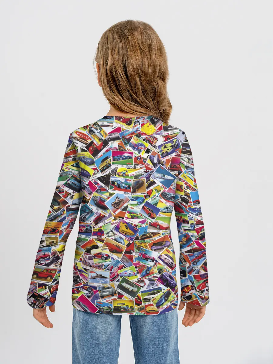 Детский лонгслив / Коллекция вкладышей Turbo