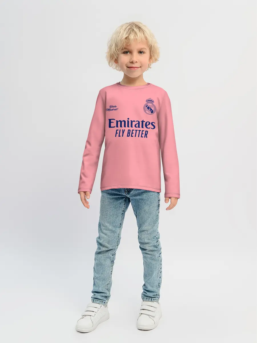 Детский лонгслив / REAL MADRID, выездная 20/21