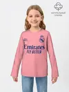 Детский лонгслив / REAL MADRID, выездная 20/21