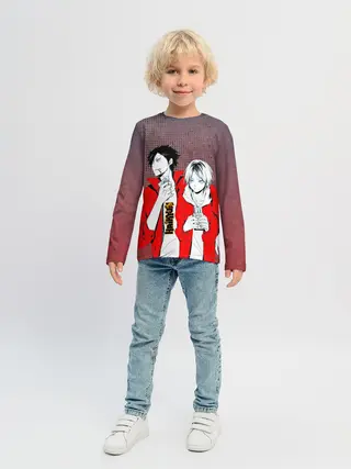 Детский лонгслив / Haikyuu Шоё Хината