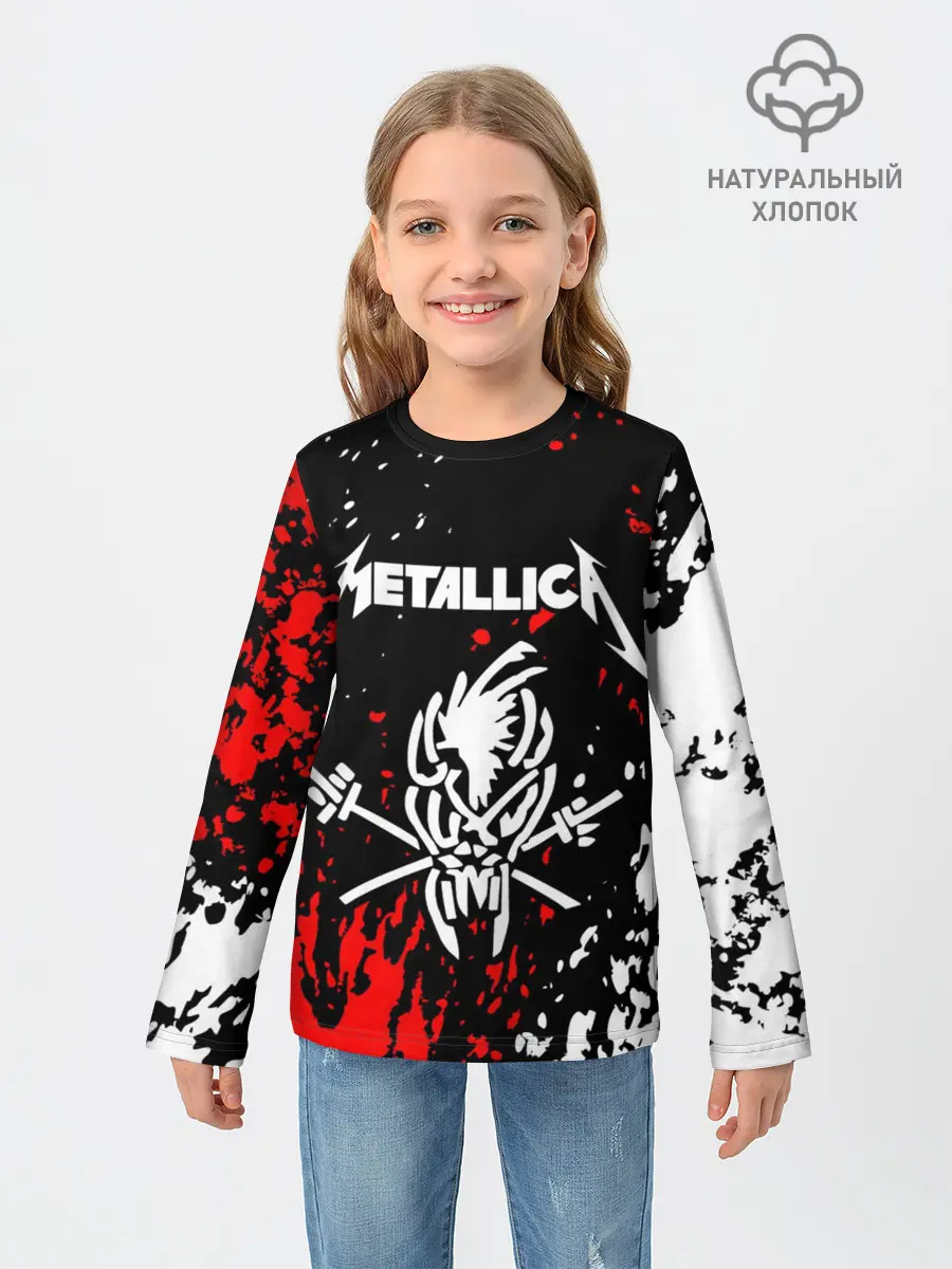 Детский лонгслив / METALLICA