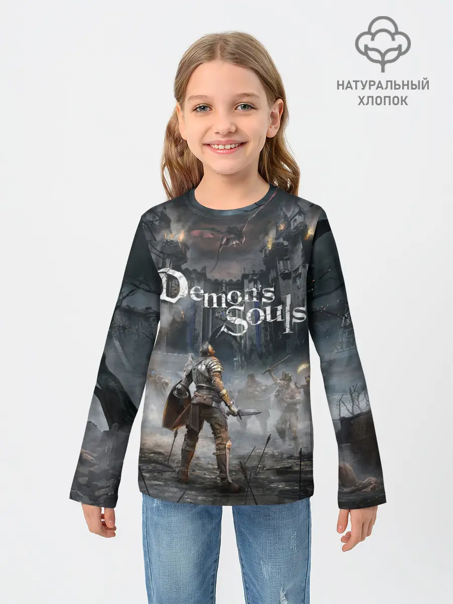 Детский лонгслив / Demons Souls
