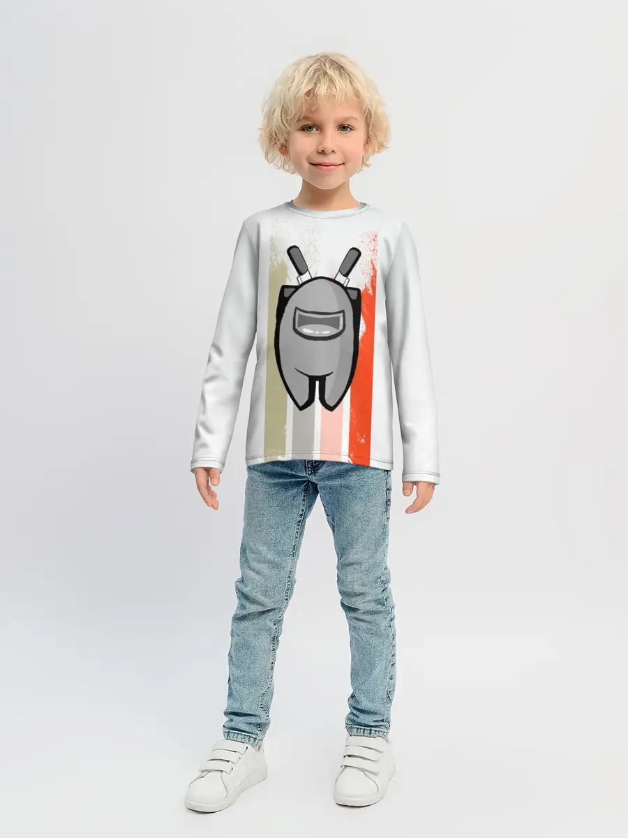 Детский лонгслив / Among Us