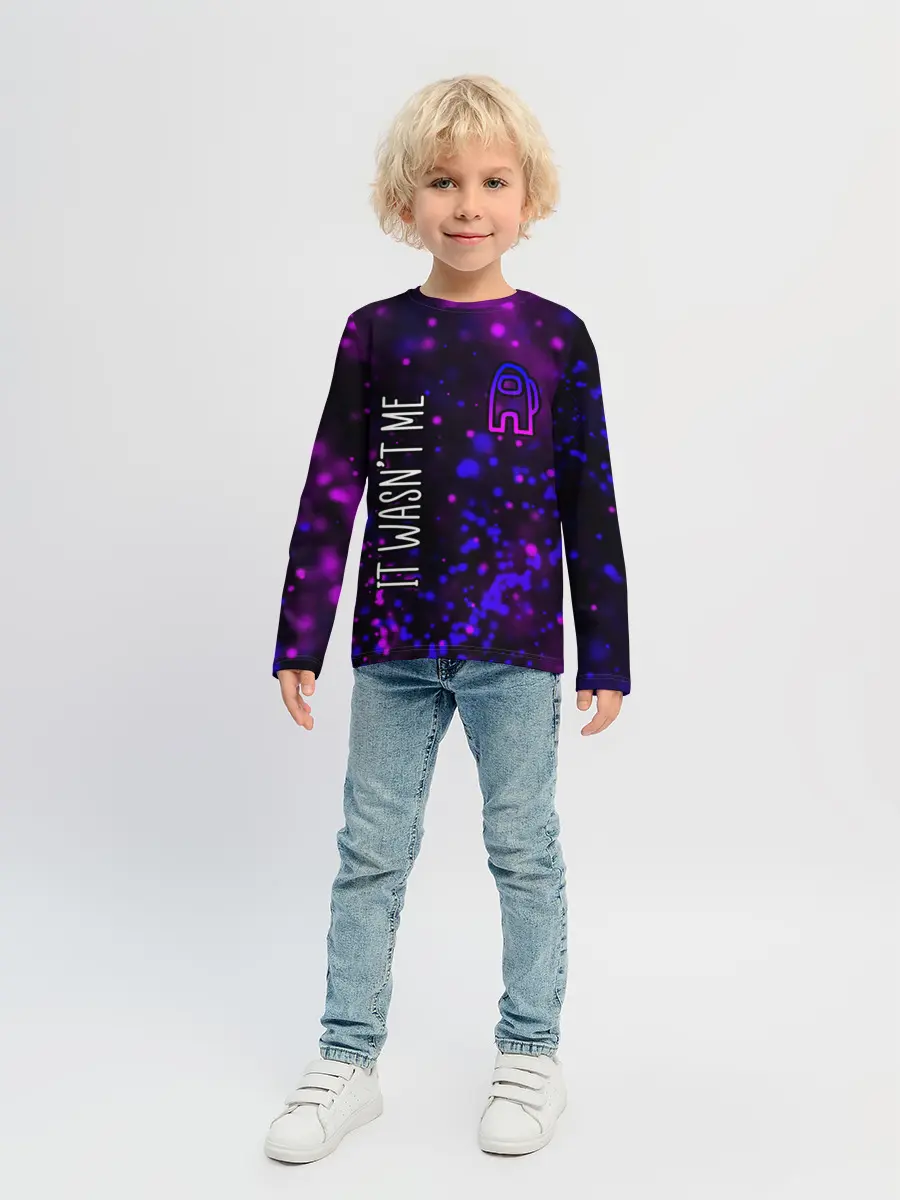 Детский лонгслив / AMONG US / АМОНГ АС