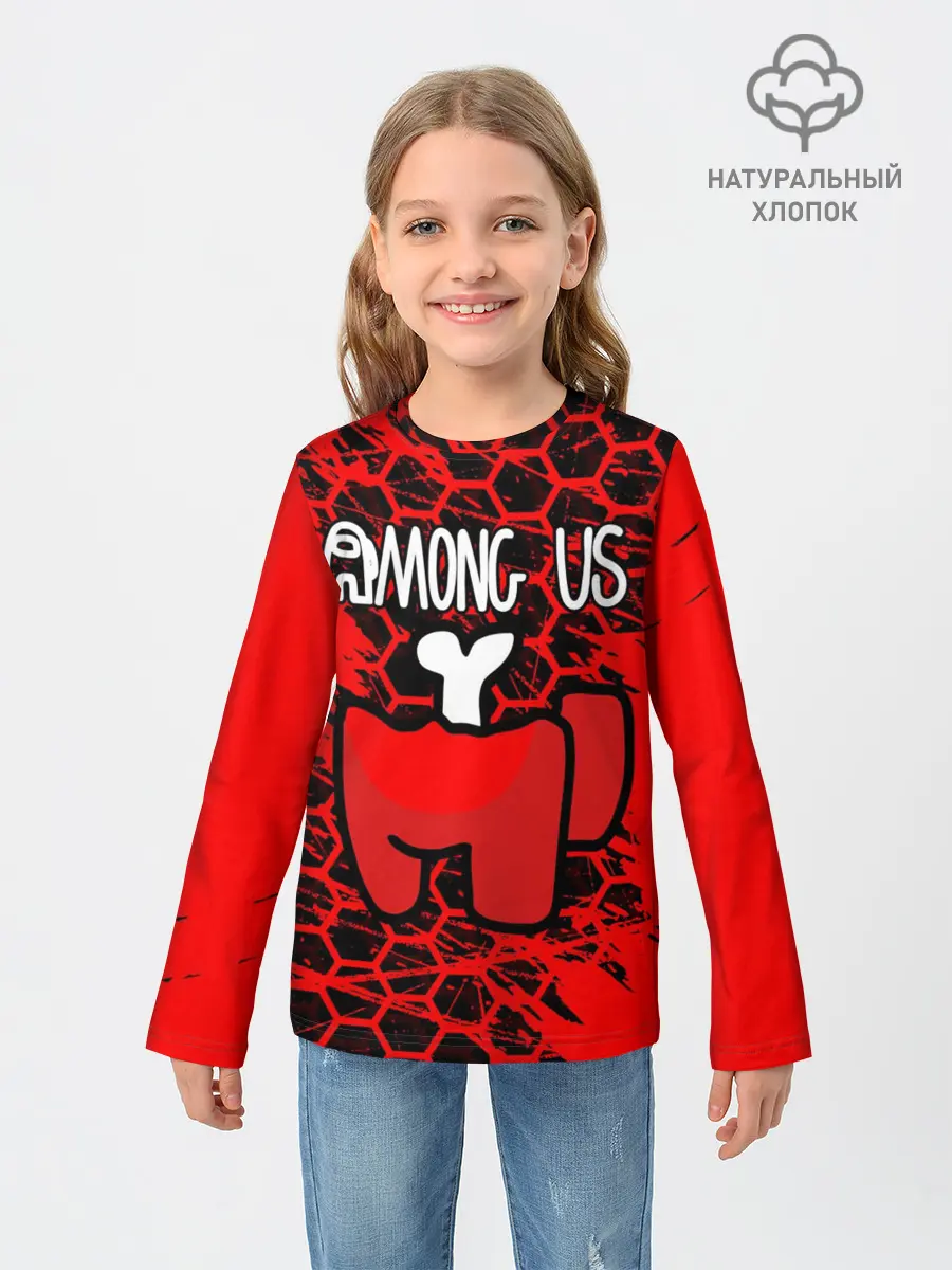 Детский лонгслив / AMONG US