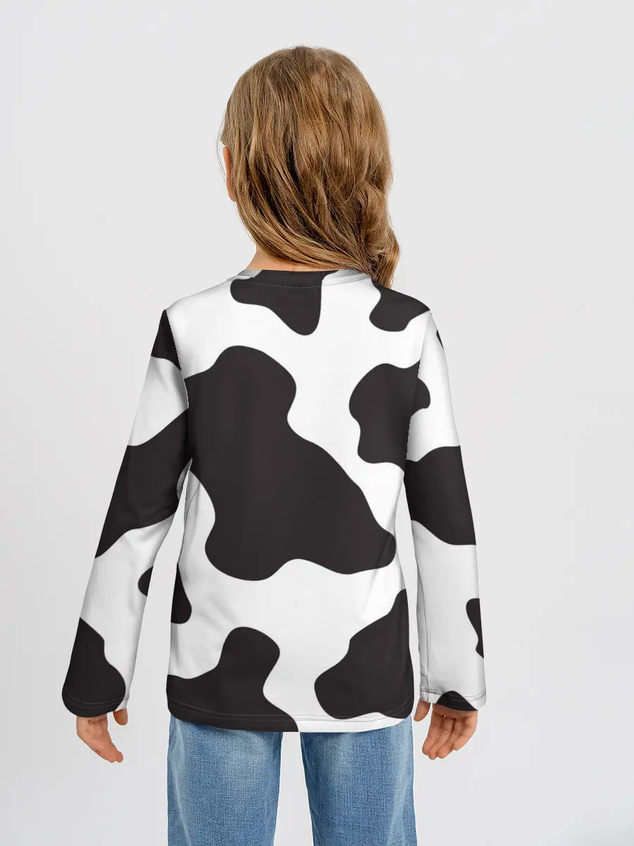 Детский лонгслив / корова