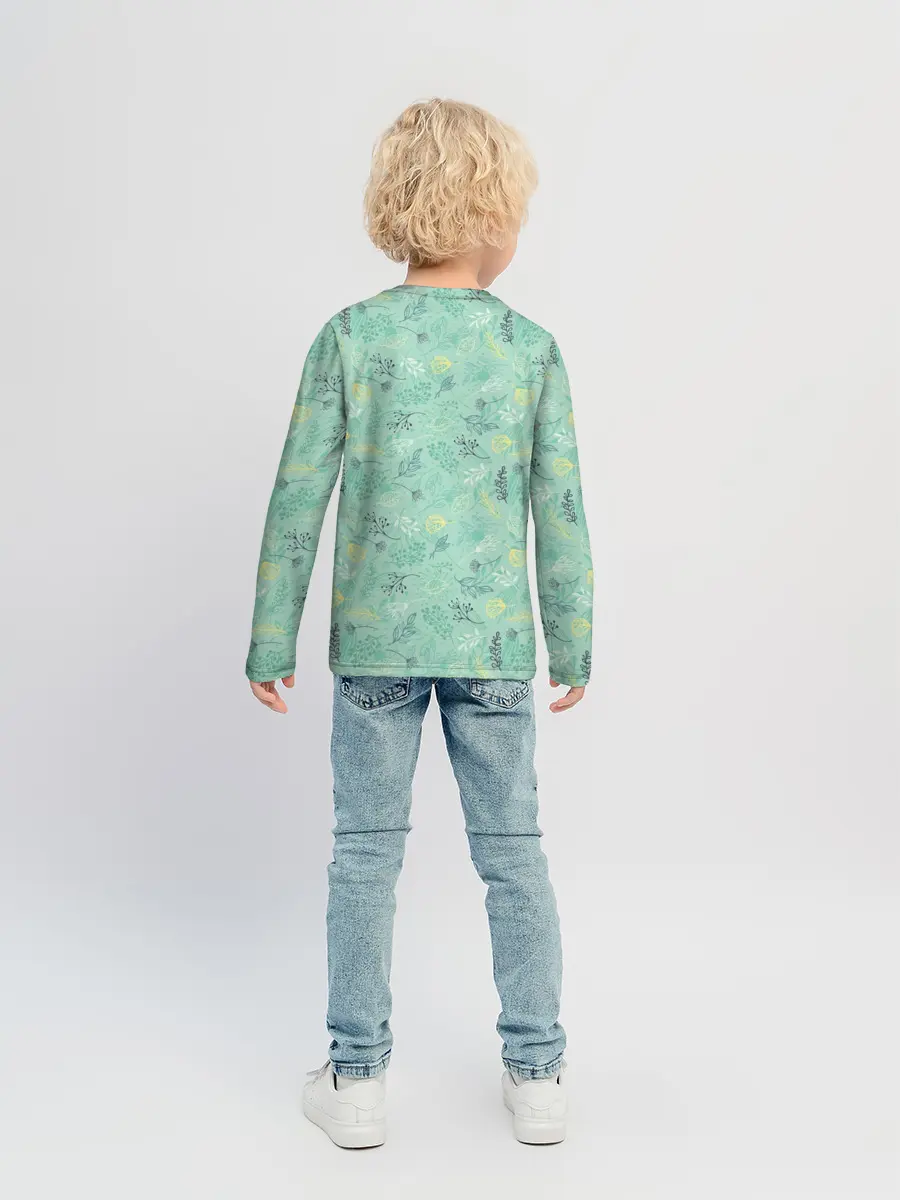 Детский лонгслив / Гербарий