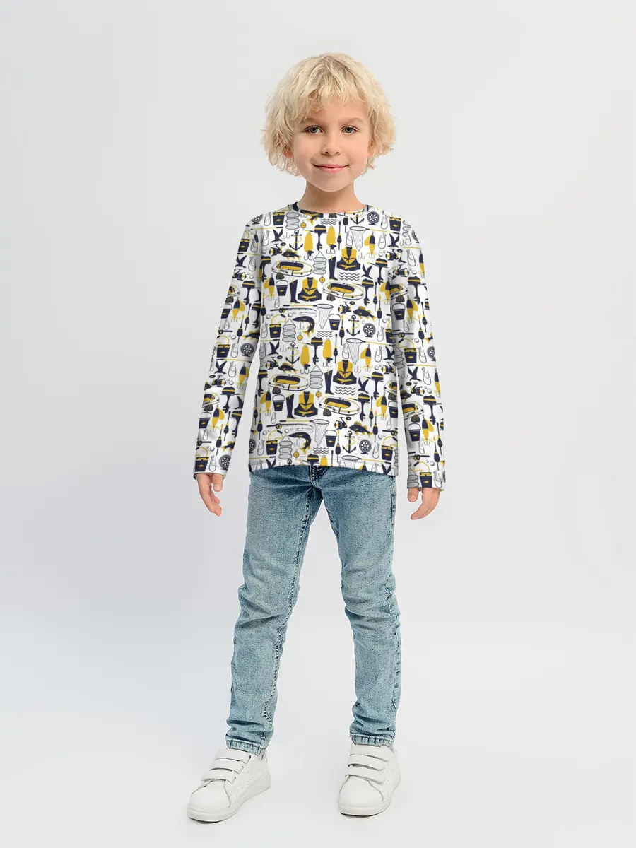 Детский лонгслив / Мечта рыболова