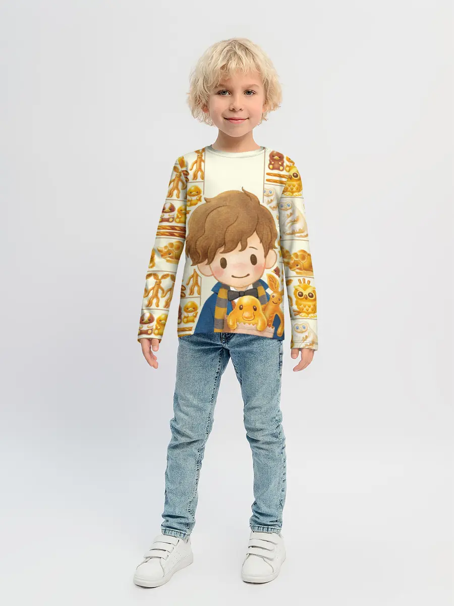 Детский лонгслив / Newton Scamander in Bakery