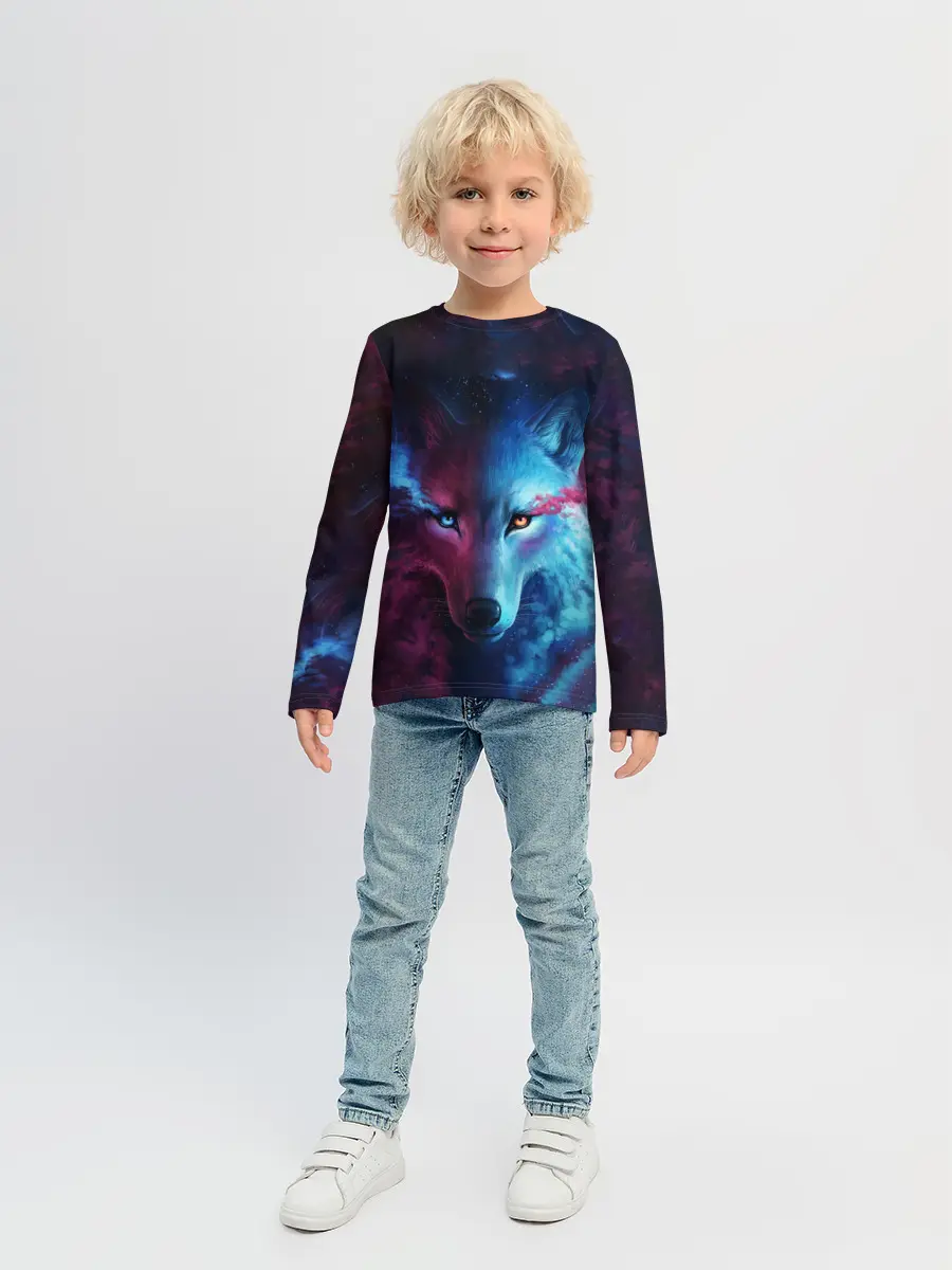 Детский лонгслив / ЗВЕЗДНЫЙ ВОЛК