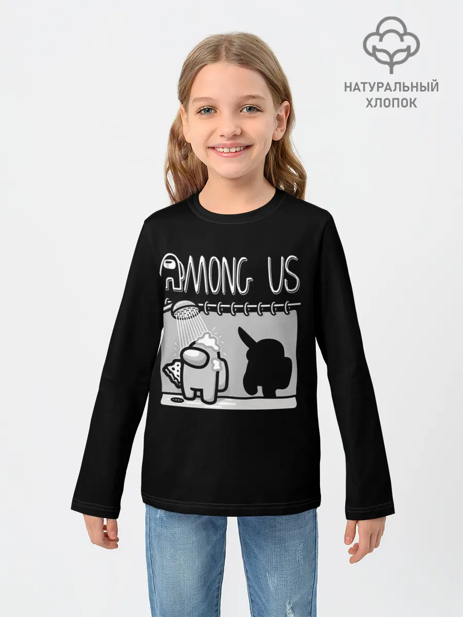 Детский лонгслив / Among Us