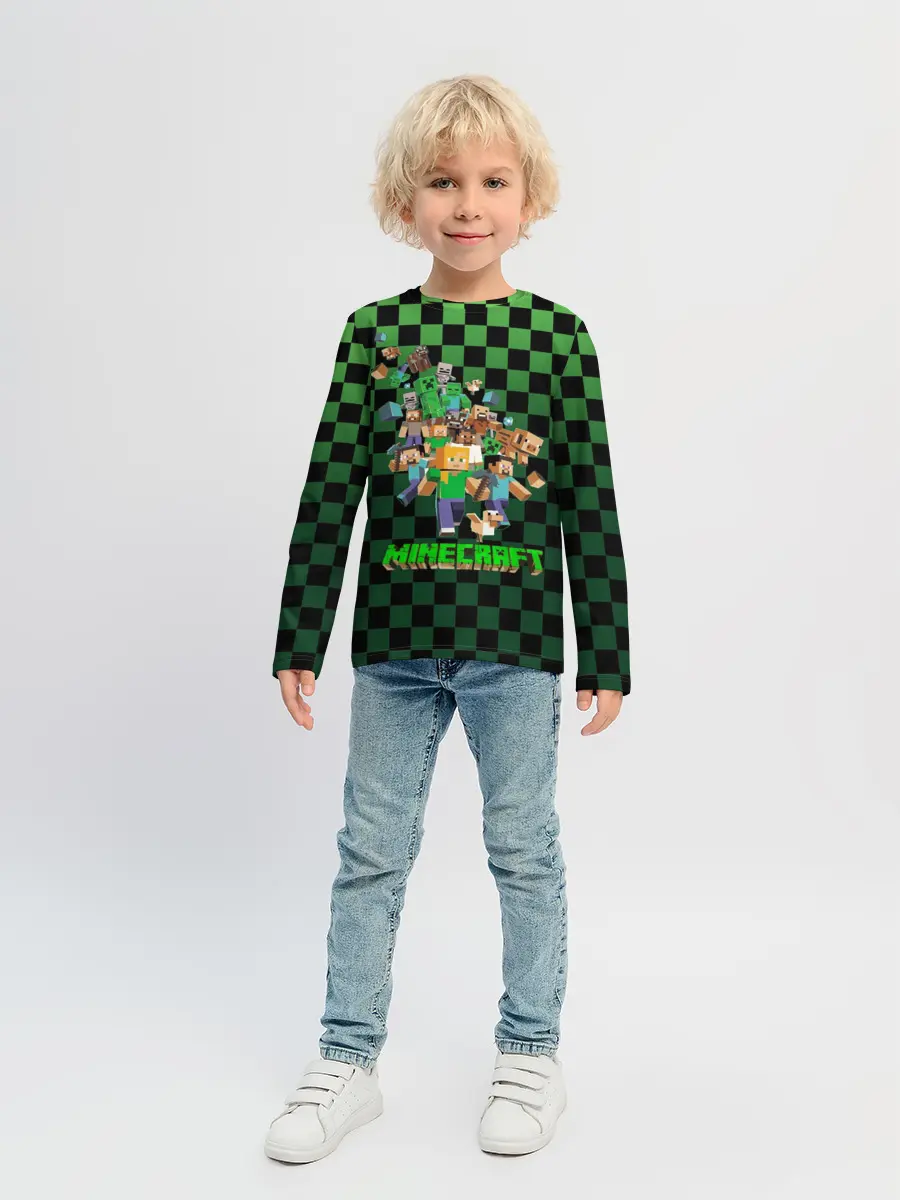 Детский лонгслив / Minecraft