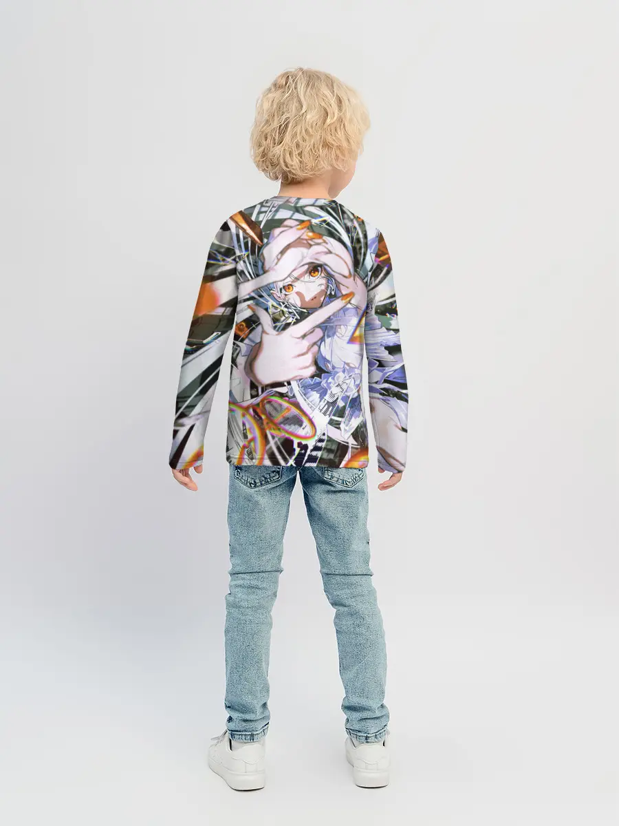 Детский лонгслив / Anime girl art