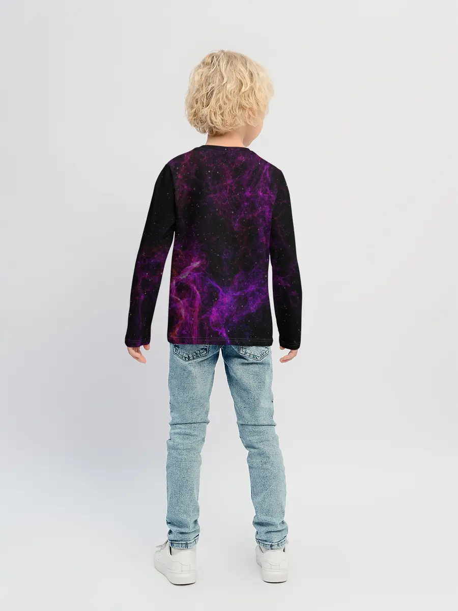 Детский лонгслив / Кот