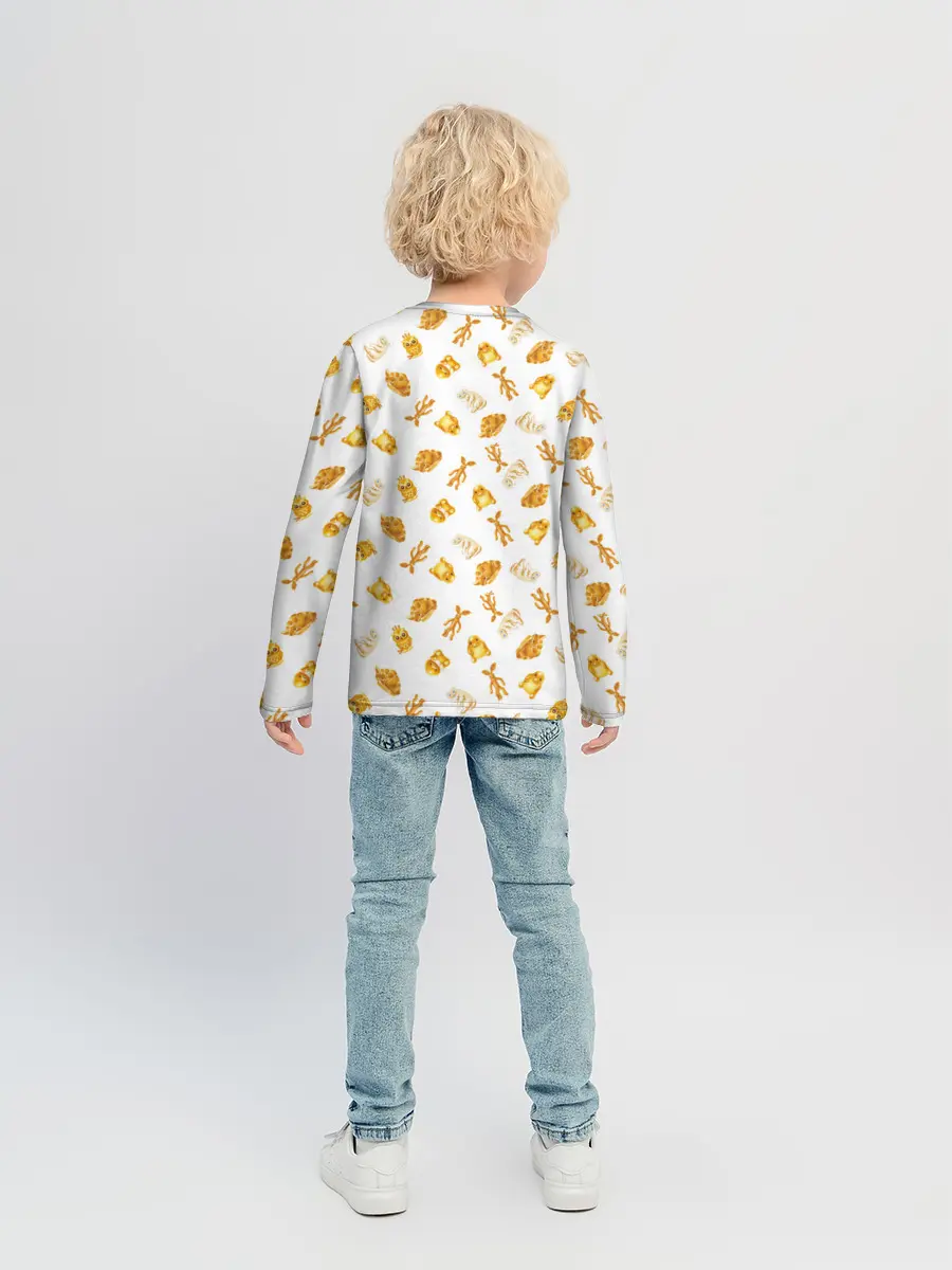 Детский лонгслив / Baked Goods Kowalski Pattern