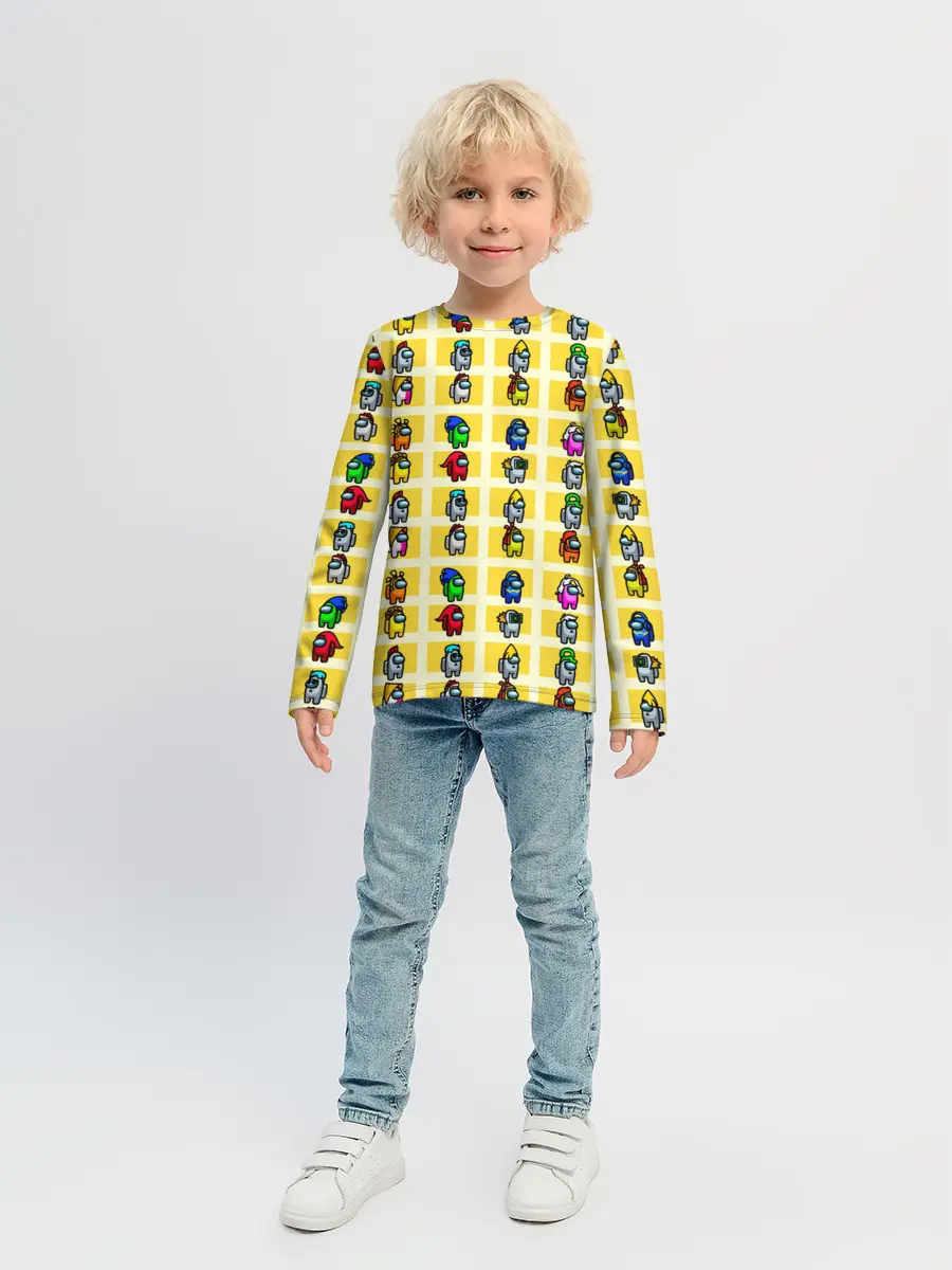 Детский лонгслив / Among Us