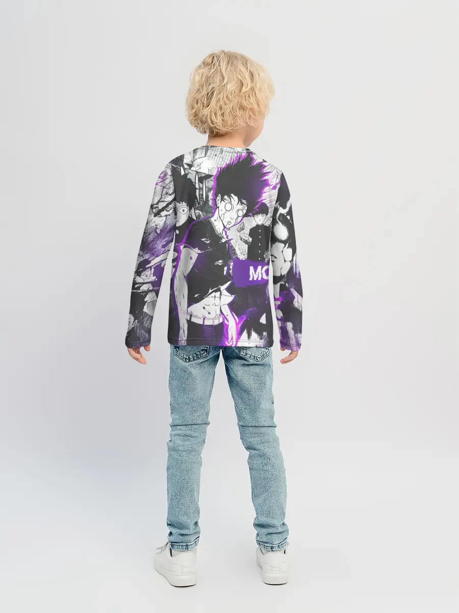 Детский лонгслив / Моб Психо 100