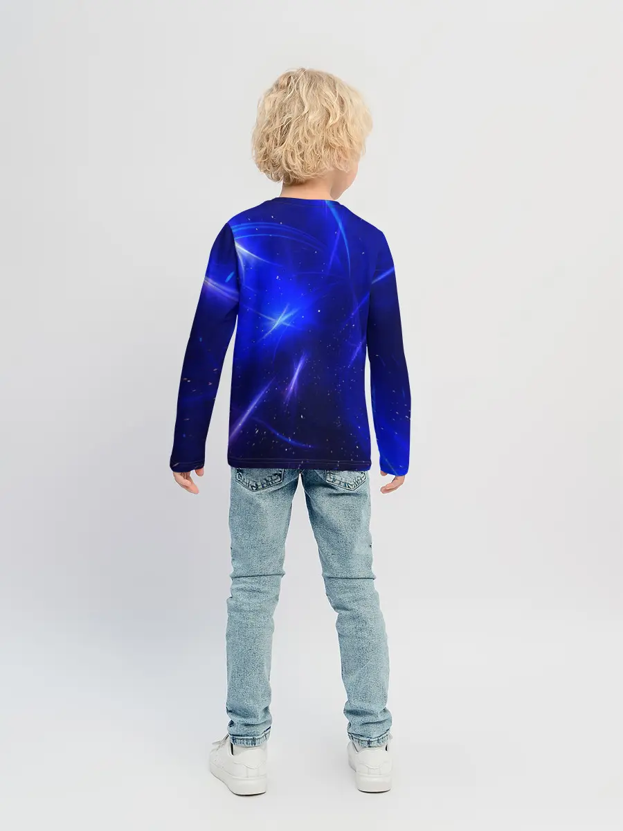 Детский лонгслив / Космический вихрь