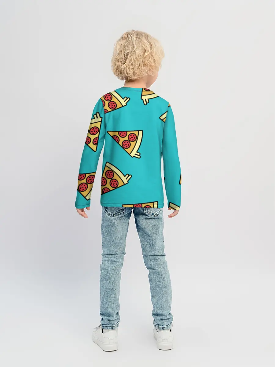 Детский лонгслив / пицца
