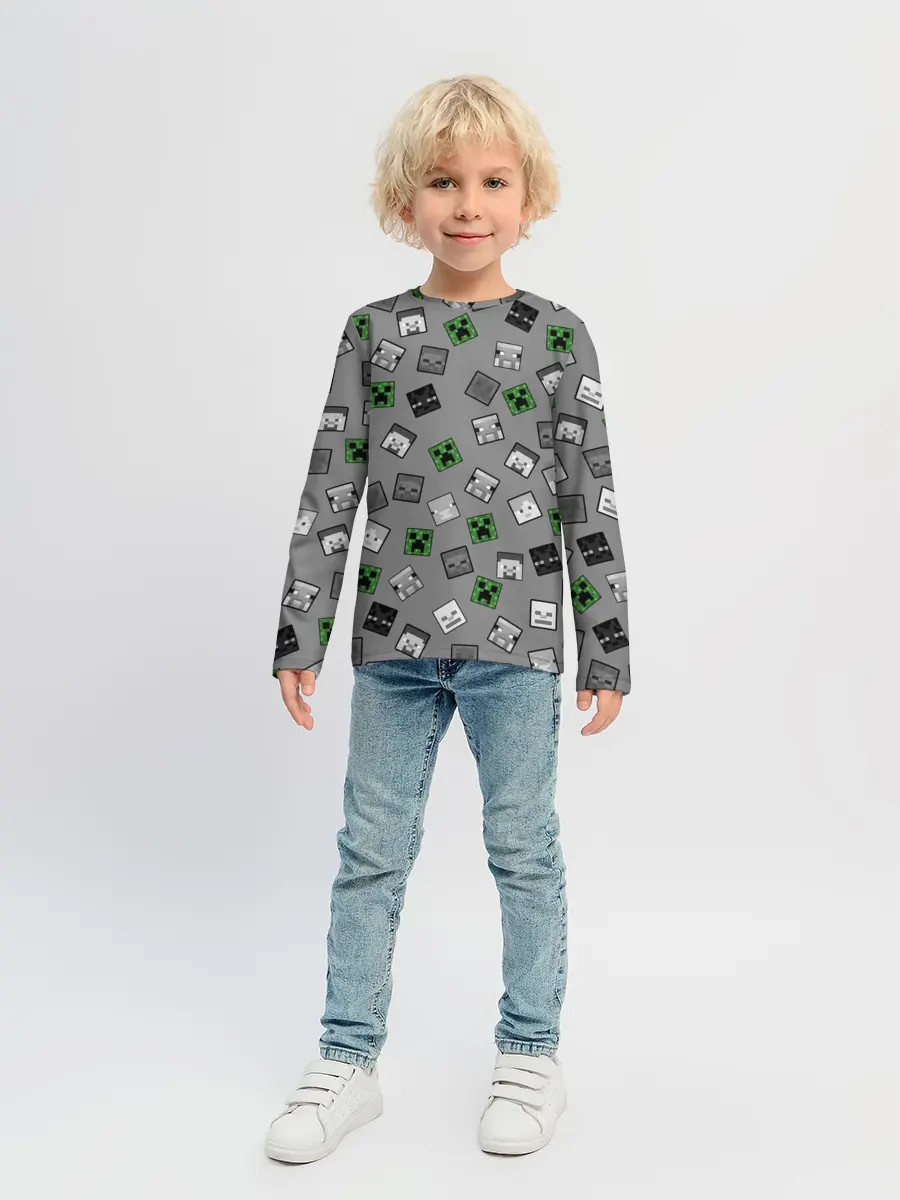 Детский лонгслив / Minecraft