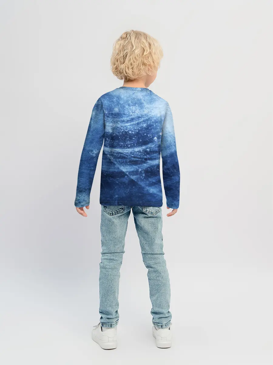 Детский лонгслив / Among us Happy New Year