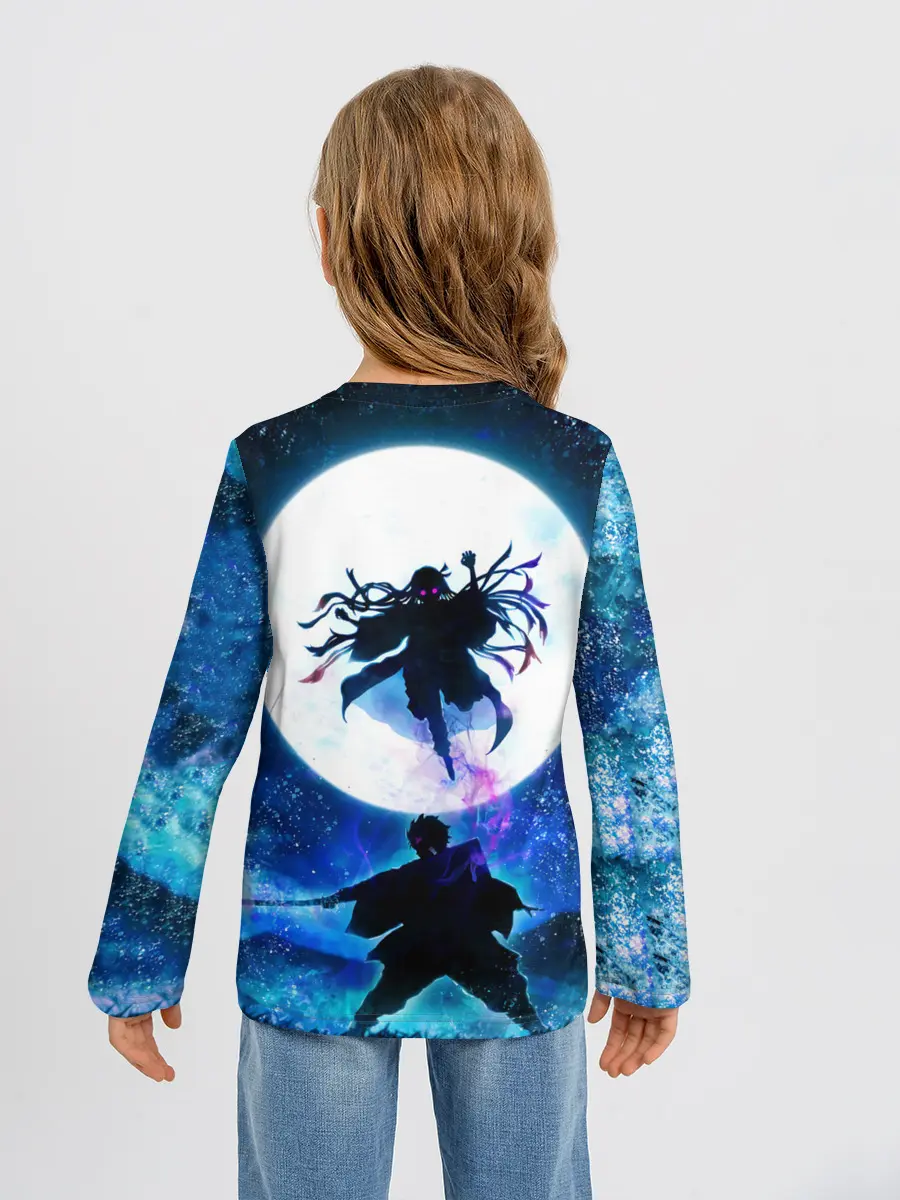 Детский лонгслив / Клинок рассекающий демонов