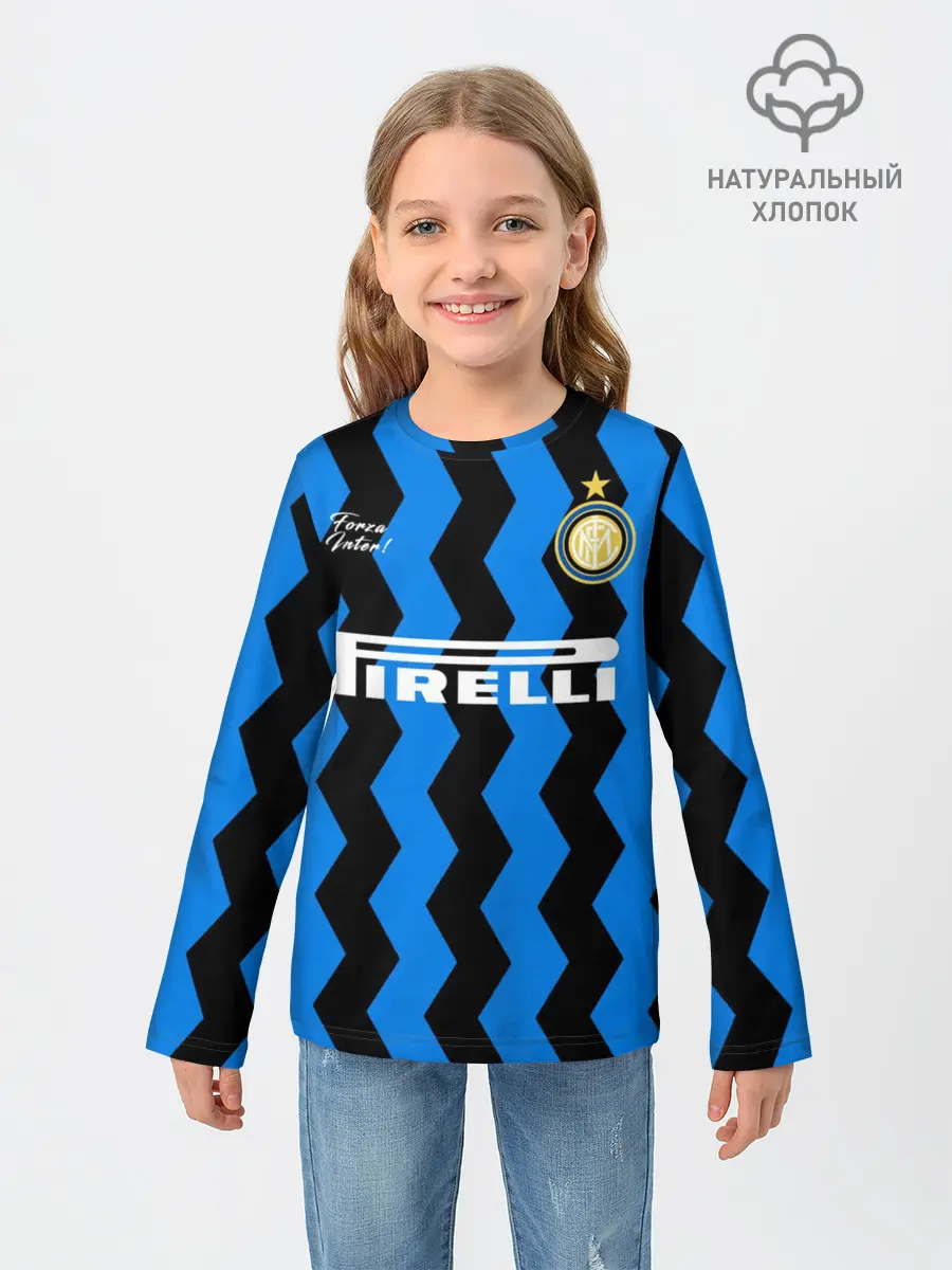 Детский лонгслив / INTER домашняя 20/21