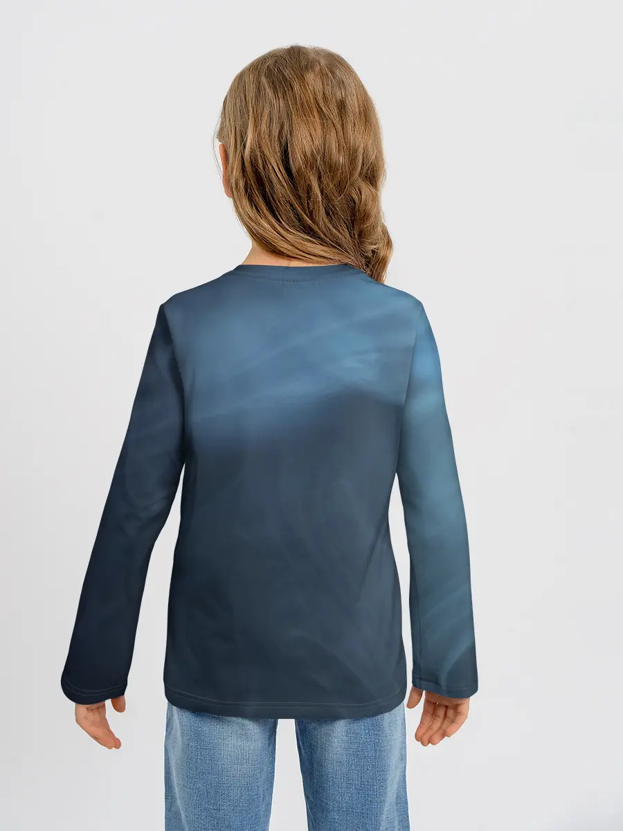 Детский лонгслив / Дымчатый