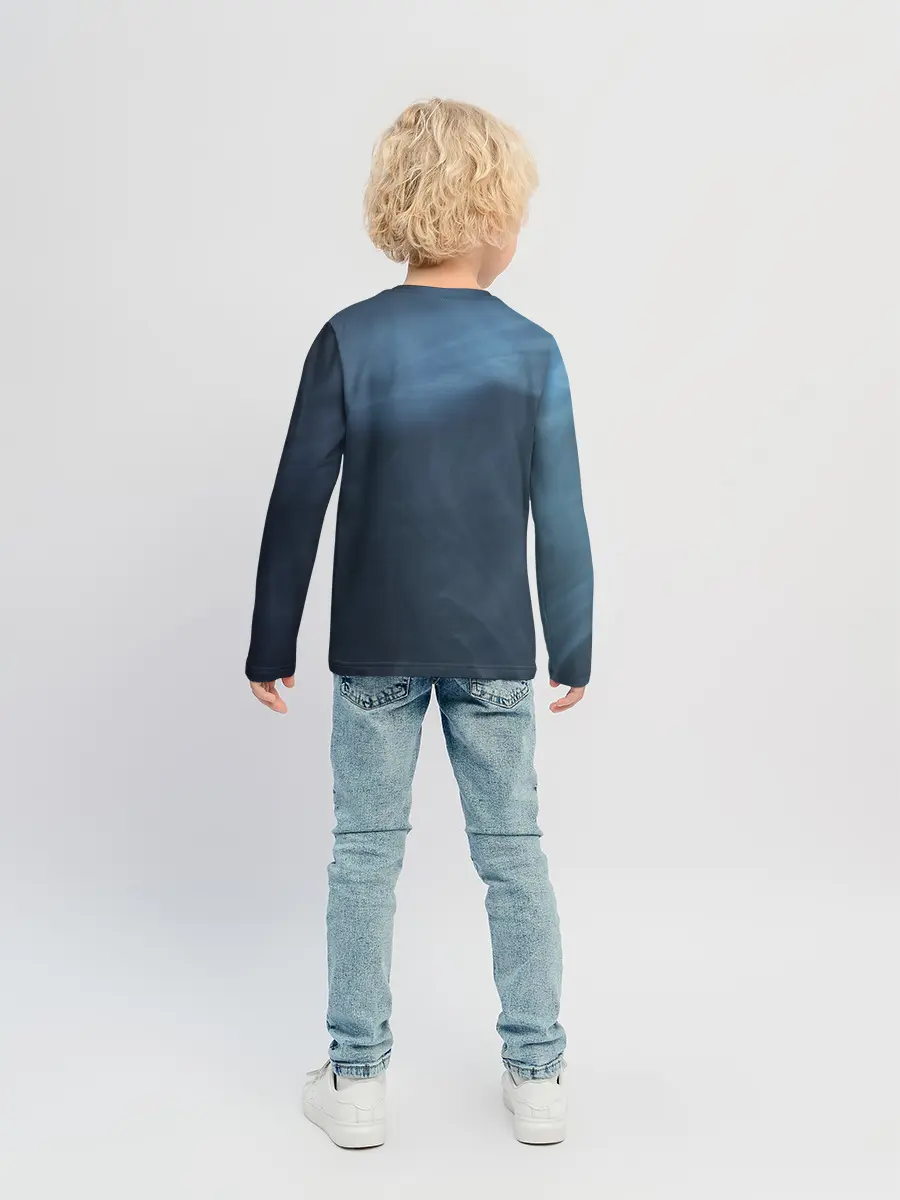 Детский лонгслив / Дымчатый