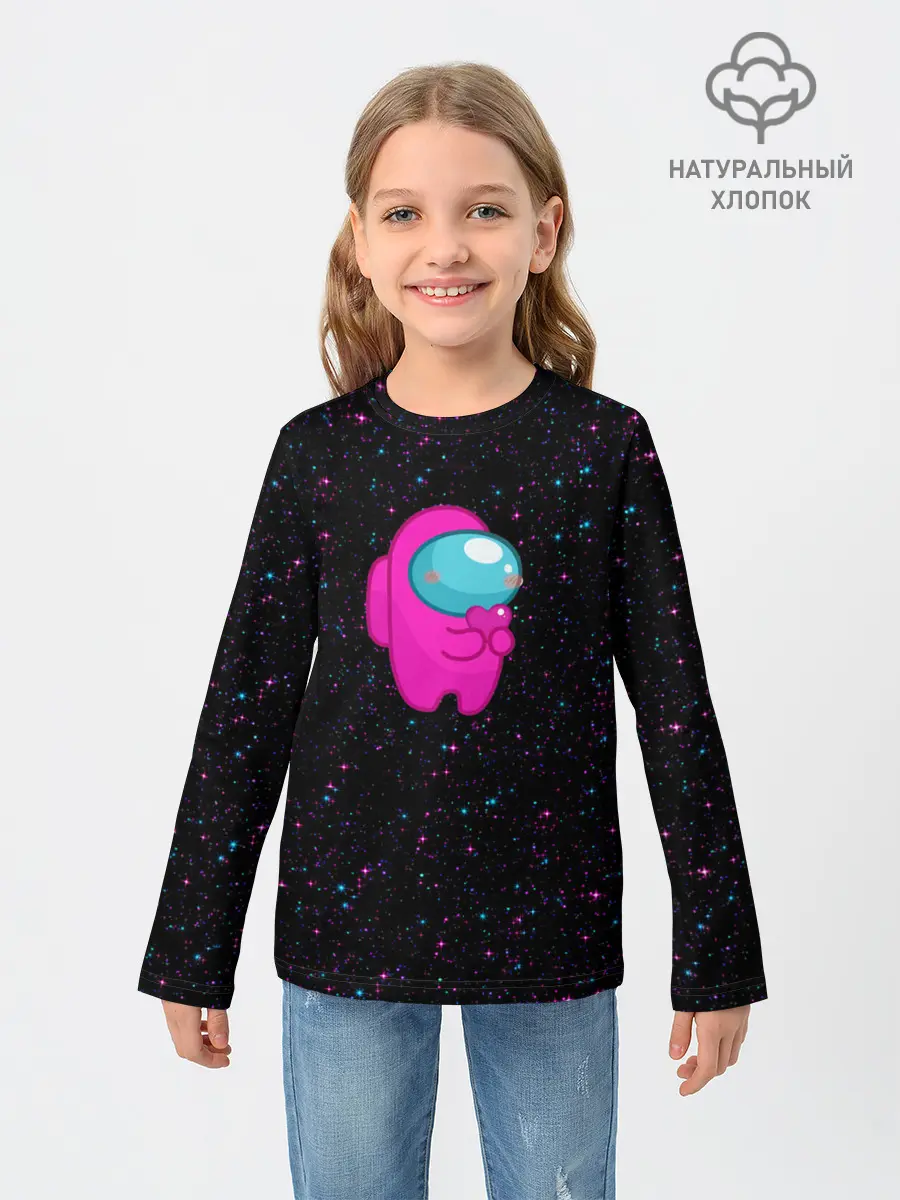 Детский лонгслив / Among Us