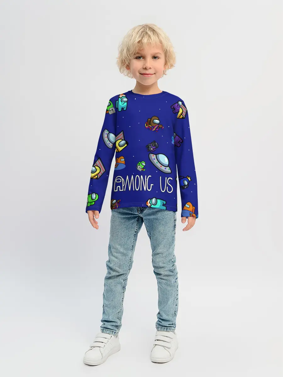 Детский лонгслив / Among Us | Game