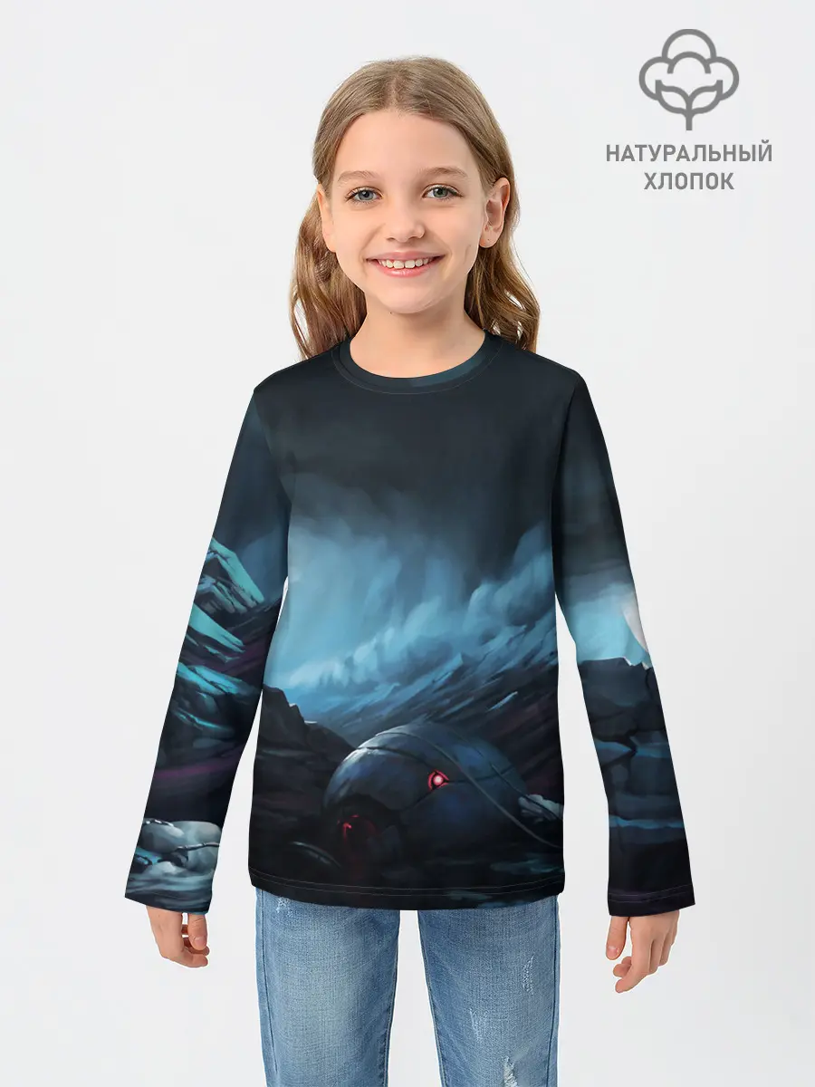 Детский лонгслив / Космонавт