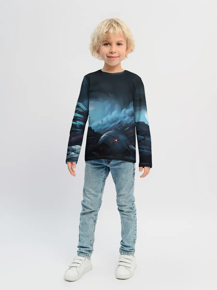 Детский лонгслив / Космонавт