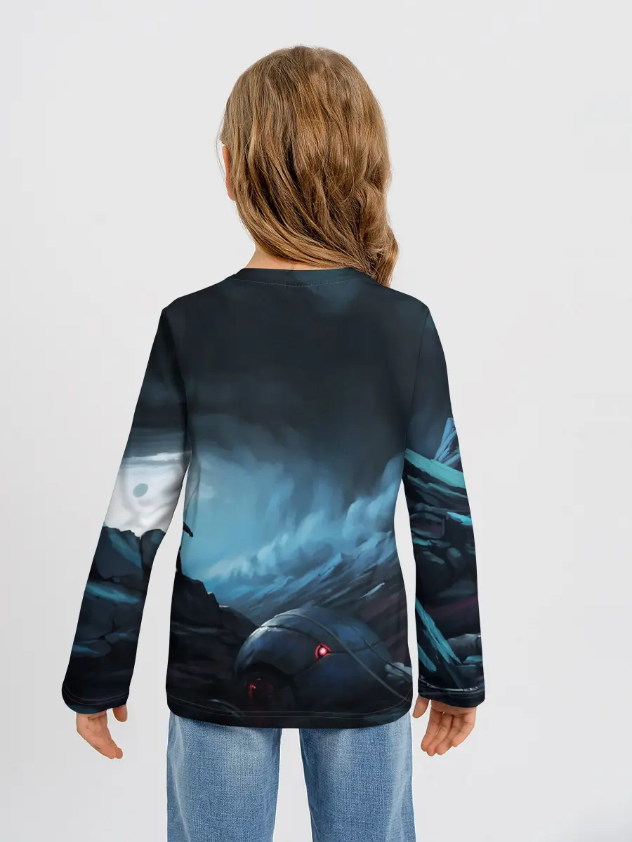 Детский лонгслив / Космонавт