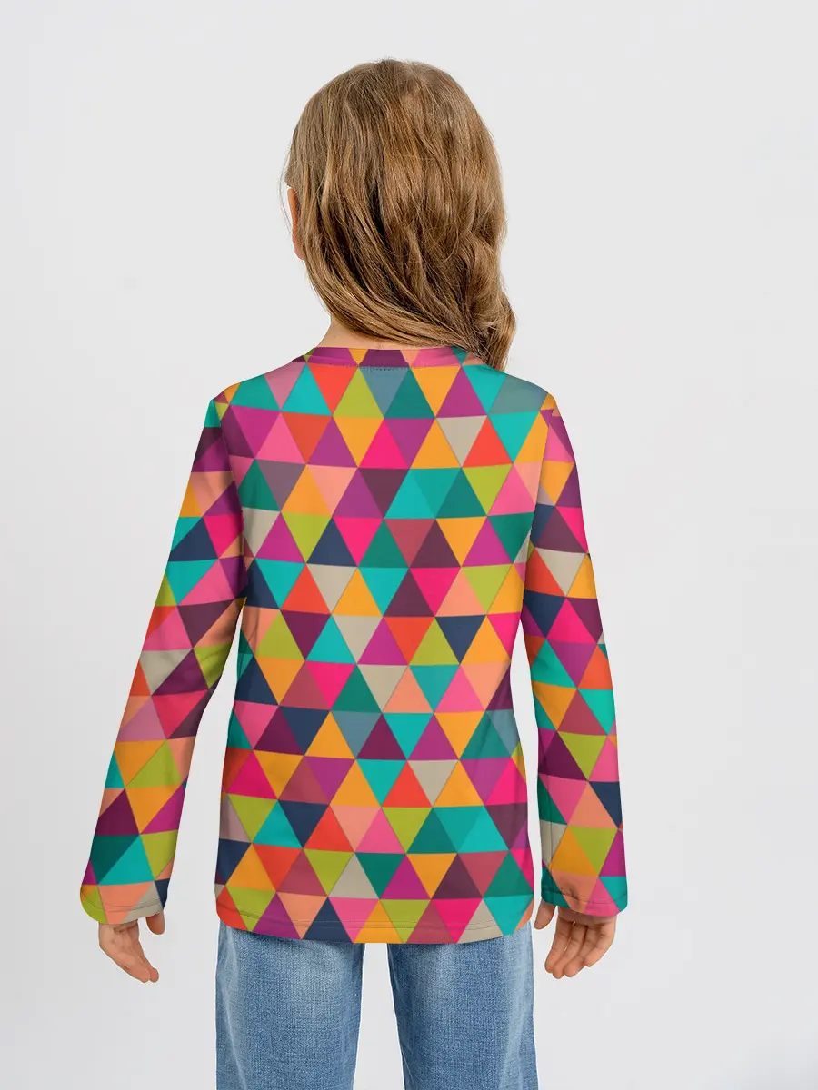 Детский лонгслив / Котик