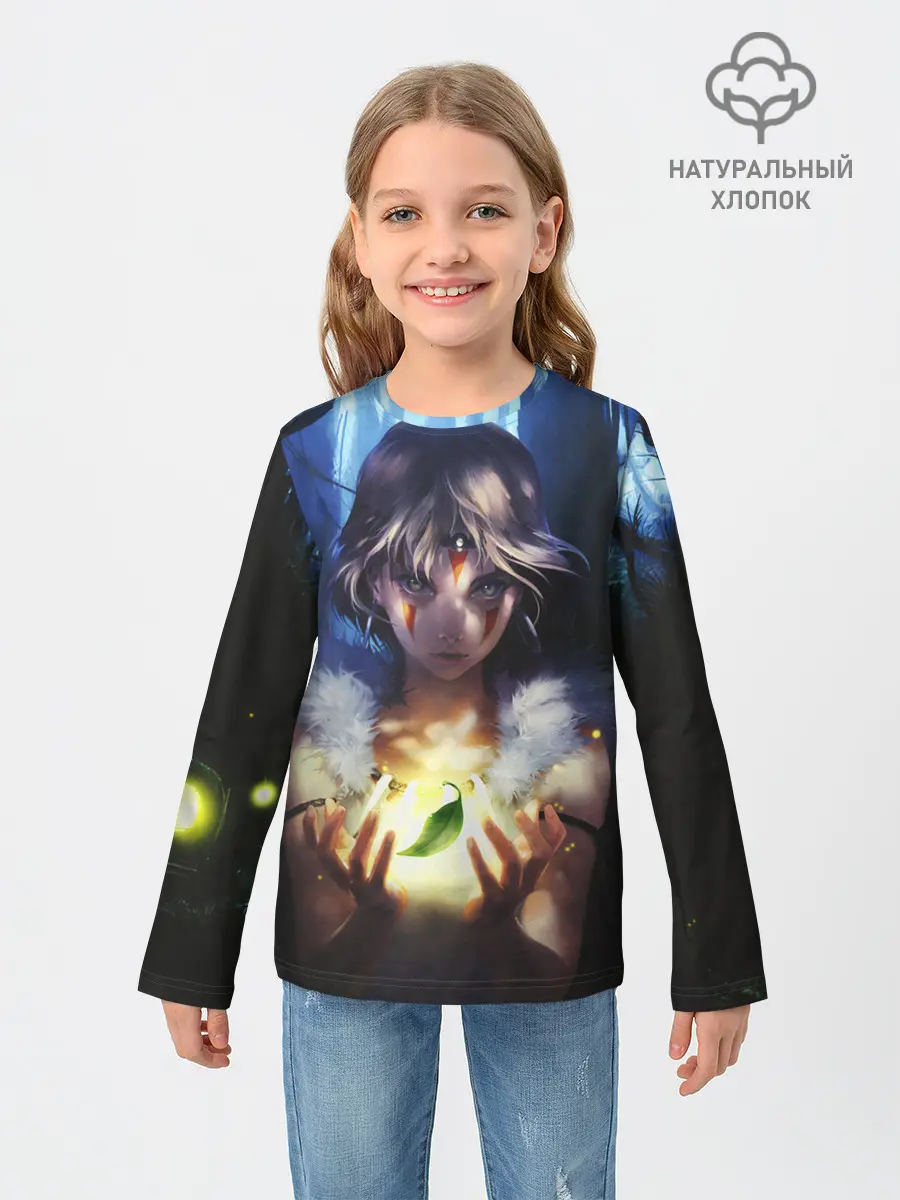 Детский лонгслив / Принцесса Мононоке