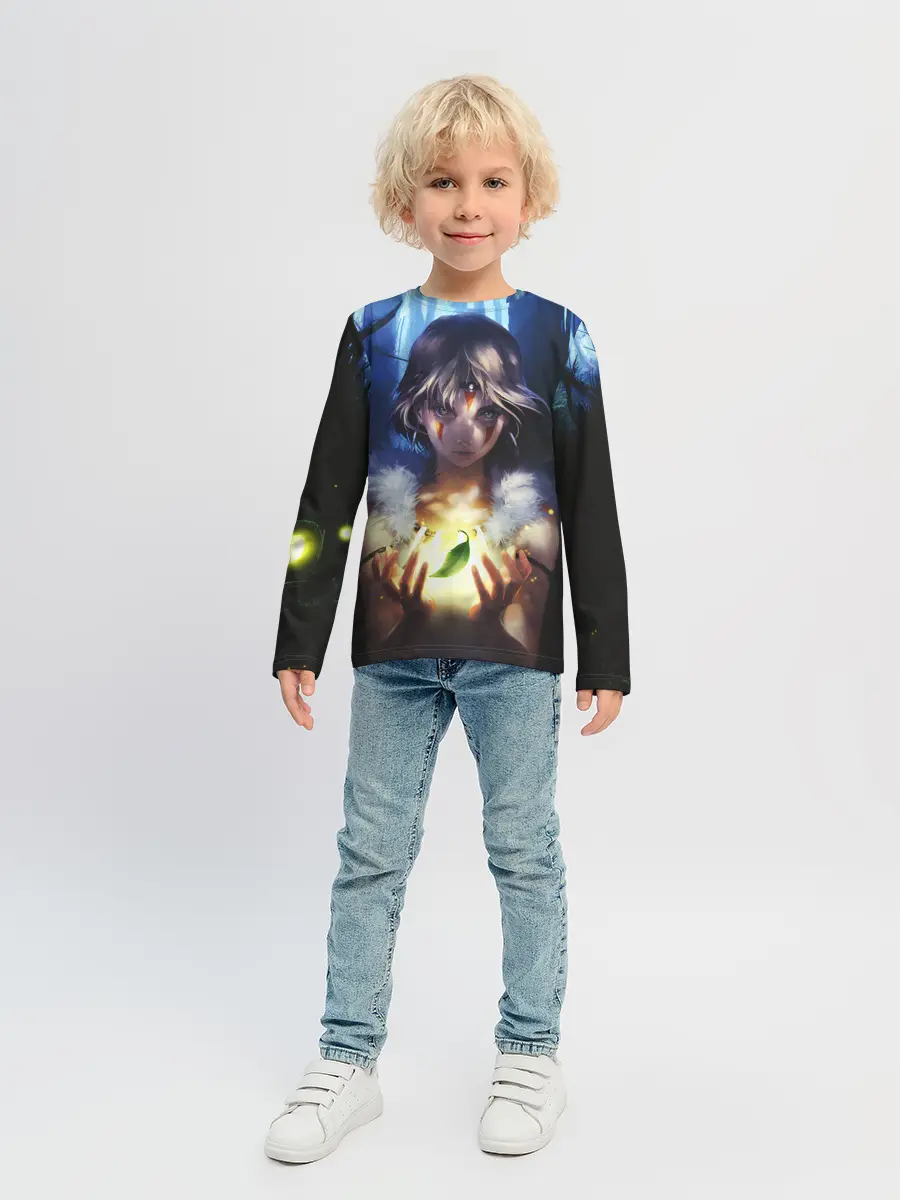 Детский лонгслив / Принцесса Мононоке