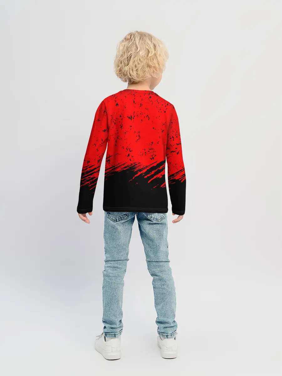 Детский лонгслив / AMONG US - НЕ ВЕРЬ НИКОМУ