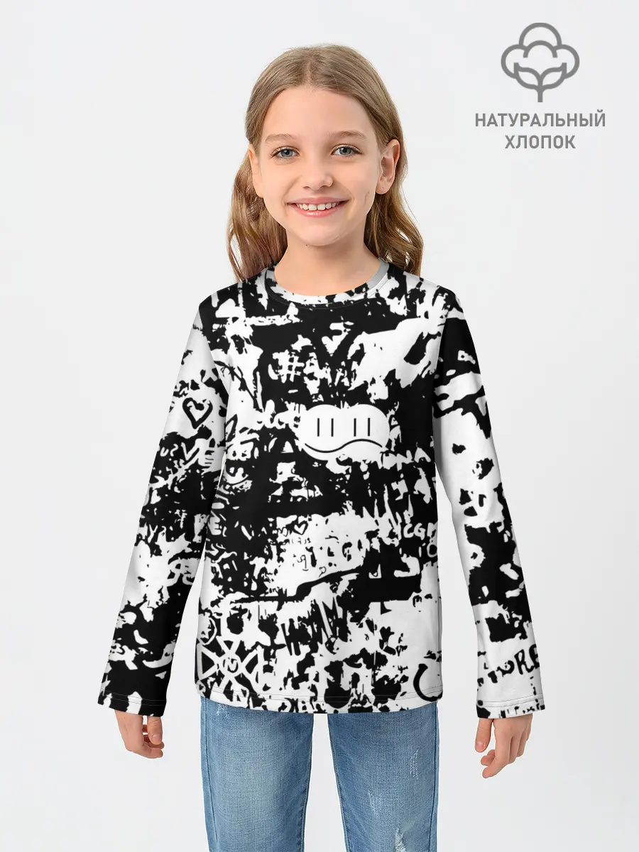 Детский лонгслив / Graffiti