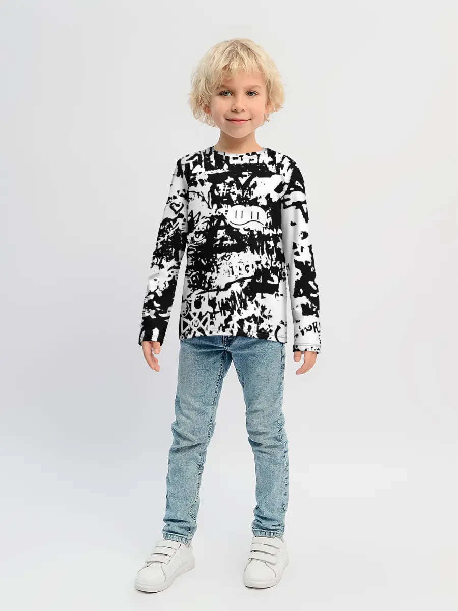 Детский лонгслив / Graffiti