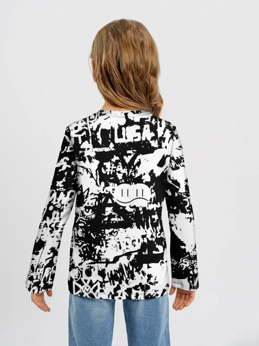 Детский лонгслив / Graffiti