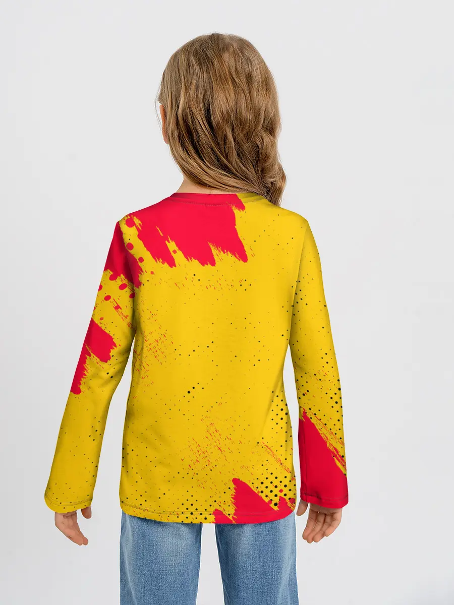 Детский лонгслив / AMONG US - КРАСНЫЙ