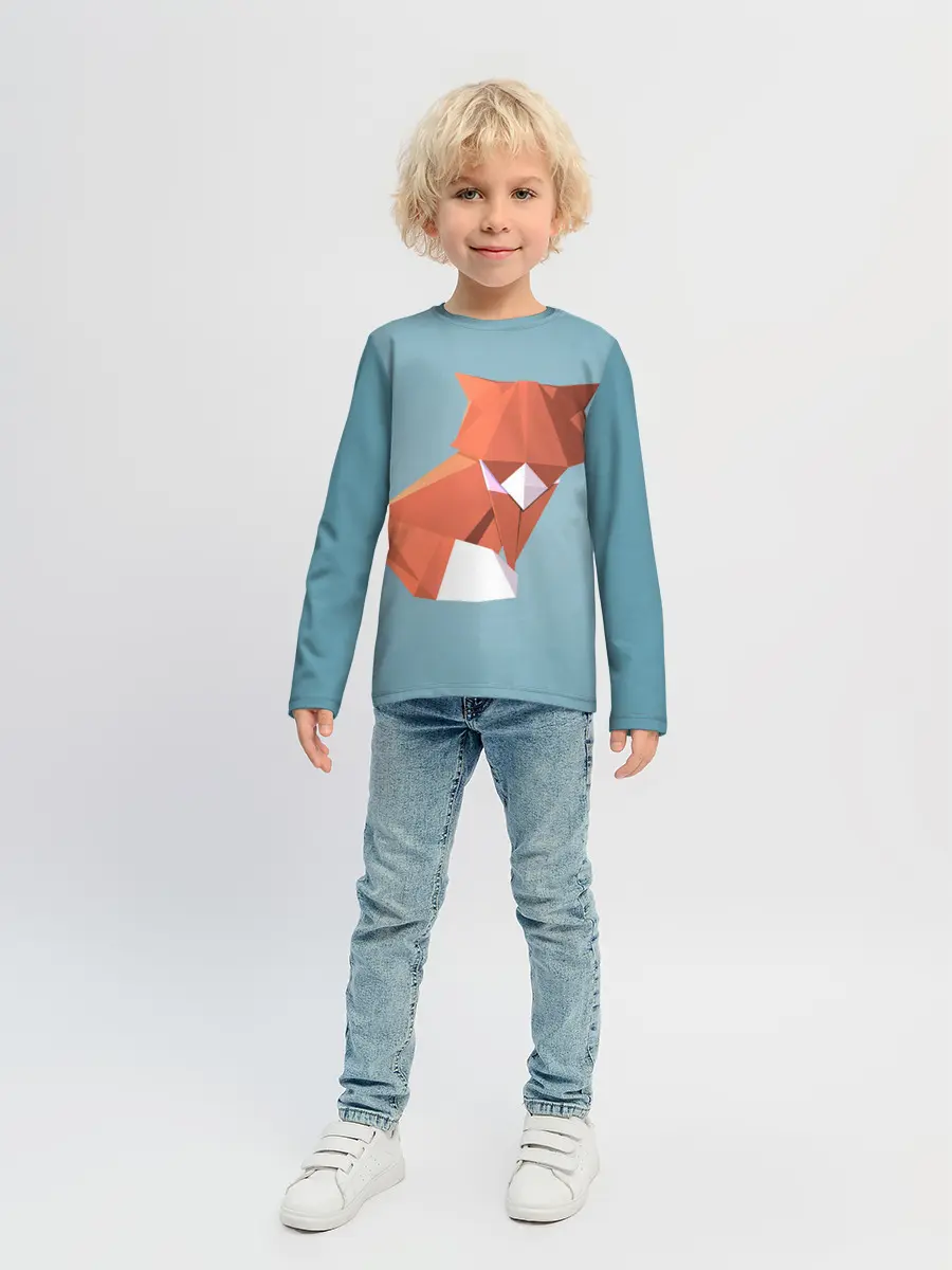 Детский лонгслив / лиса