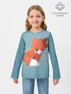 Детский лонгслив / лиса
